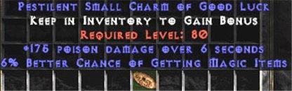 175 Poison Damage w/ 5-6% MF SC - East Non-Ladder