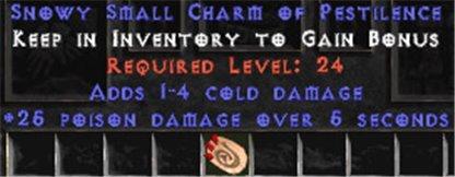 1-4 Cold Damage w/ 25 Poison Damage SC - West Ladder
