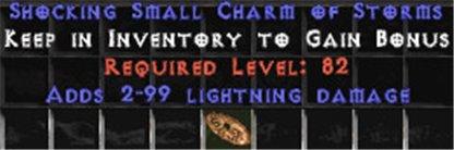2-99 Lightning Damage SC (plain) - East HC Ladder