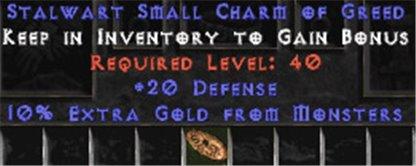20-26 Defense w/ 10% Gold Find SC - East Non-Ladder