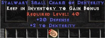 20-26 Defense w/ 2 Dex SC - East Non-Ladder