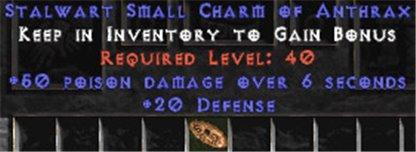 20-26 Defense w/ 50 Poison Damage SC - Europe Non-Ladder