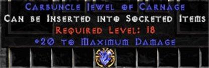 20 Max Damage Jewel - Europe Non-Ladder