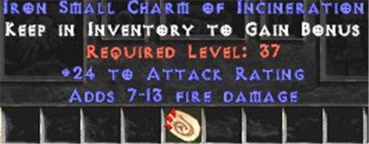 24 Attack Rating w/ 7-13 Fire Damage SC - Europe Non-Ladder