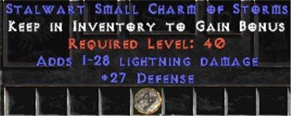 27-29 Defense w/ 1-28 Lightning Damage SC - East Non-Ladder