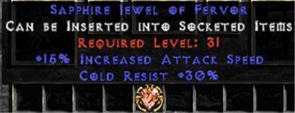 30 Cold Res/15% IAS Jewel - West Non-Ladder