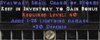 30 Defense w/ 1-28 Lightning Damage SC - Perfect - West Non-Ladder
