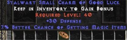 30 Defense w/ 7% MF SC - Perfect - West Non-Ladder