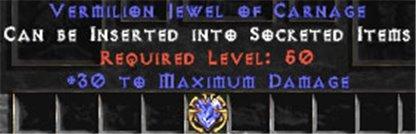 30 Max Damage Jewel - Europe Non-Ladder