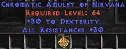 30 Resist All & 30 Dex - Europe Non-Ladder