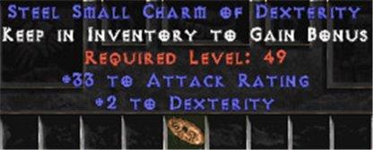 33-35 Attack Rating w/ 2 Dex SC - West Non-Ladder