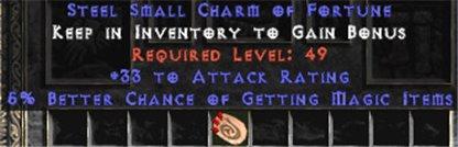 33-35 Attack Rating w/ 5-6% MF SC - West Non-Ladder