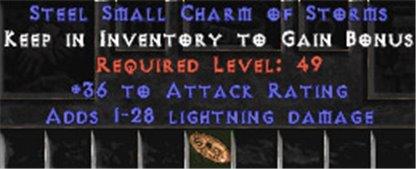 36 Attack Rating w/ 1-28 Lightning Damage SC - Perfect - West Non-Ladder