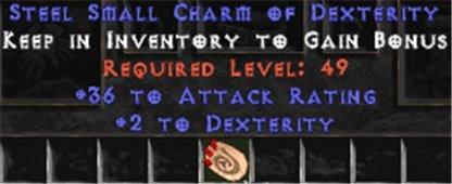 36 Attack Rating w/ 2 Dex SC - Perfect - Europe Non-Ladder