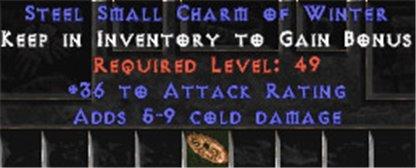 36 Attack Rating w/ 5-9 Cold Damage SC - Perfect - West Non-Ladder