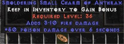 3-10 Fire Damage w/ 50 Poison Damage SC - Europe Ladder