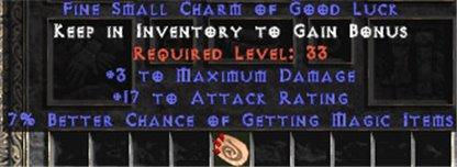 3 Max Damage w/ 17-19 AR & 7% MF SC - West Non-Ladder