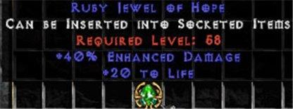 40% ED / 20 to Life Jewel - West Non-Ladder