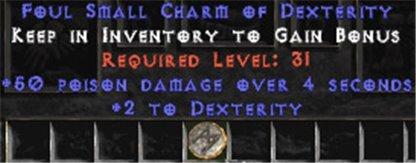 50 Poison Damage w/ 2 Dex SC - West Non-Ladder