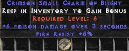 5 Resist Fire w/ 6 Poison Damage SC - West Non-Ladder