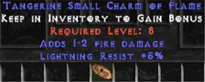 5 Resist Lightning w/ 1-2 Fire Damage SC - West Non-Ladder