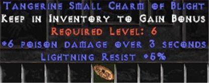 5 Resist Lightning w/ 6 Poison Damage SC - West Non-Ladder