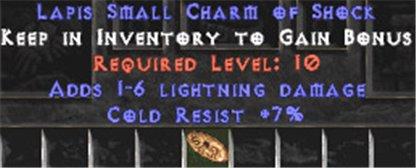 7 Resist Cold w/ 1-6 Lightning Damage SC - West Non-Ladder
