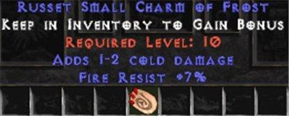 7 Resist Fire w/ 1-2 Cold Damage SC - West Non-Ladder