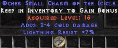 7 Resist Lightning w/ 2-4 Cold Damage SC - West Non-Ladder