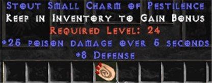 8 Defense w/ 25 Poison Damage SC - West Non-Ladder