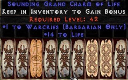 9 x Pack - Barbarian Warcries w/ 10-20 Life GC - West Non-Ladder