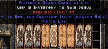 9 x Pack - Amazon Bow & Crossbow Skills w/ 10-20 Life GC - East Non-Ladder
