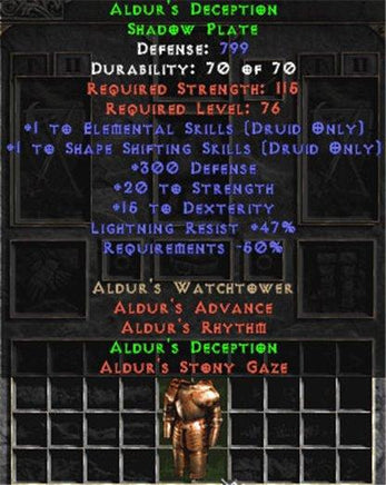 Aldurs Deception - West Non-Ladder