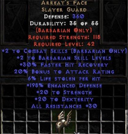 Arreat's Face - 180-199% ED & 6% LL - Europe Non-Ladder