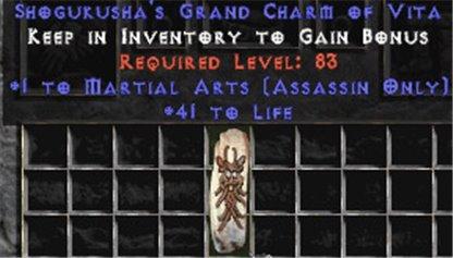 Assassin Martial Arts w/ 41-44 Life GC - East Non-Ladder