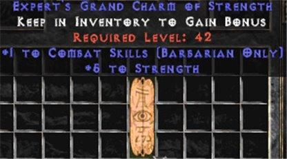 Barbarian Combat Skills w/ 4-5 Str GC - Europe Non-Ladder