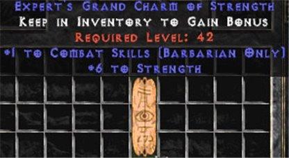 Barbarian Combat Skills w/ 6 Str GC - Europe Non-Ladder