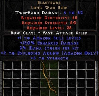 Blastbark - +130% ED - Perfect - Europe Non-Ladder