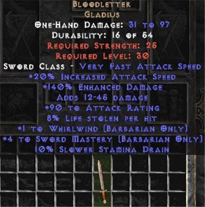 Bloodletter - West Non-Ladder