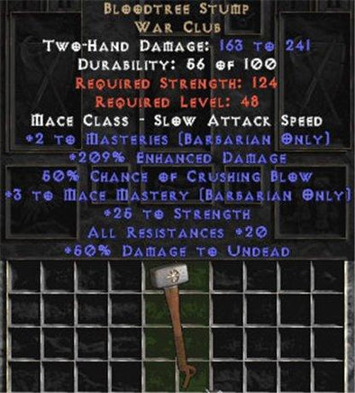 Bloodtree Stump - West Non-Ladder