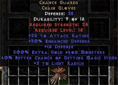 Chance Guards - 30% ED & 40% MF - Perfect - Europe Non-Ladder