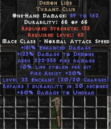 Demon Limb - Europe Non-Ladder