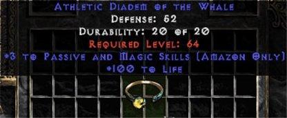 +3 Amazon P&M/100 Diadem/Tiara/Circlet - West Ladder