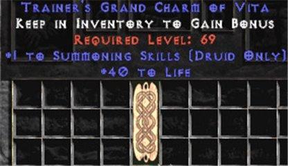 Druid Summoning Skills w/ 40 Life GC - Europe Non-Ladder