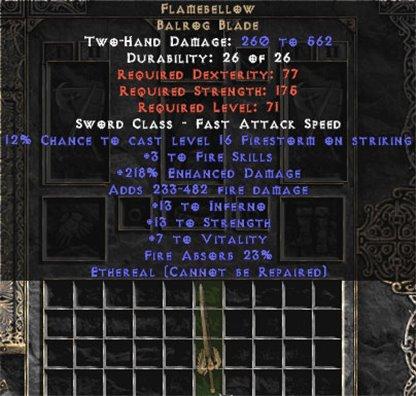 Flamebellow - Ethereal - West Non-Ladder