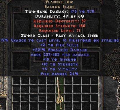 Flamebellow - East Non-Ladder