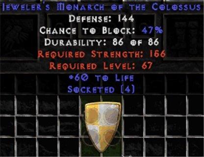 Jeweler's Monarch of the Colossus - 60 Life/4 Socket - West Non-Ladder