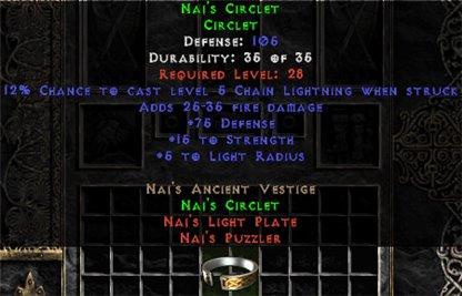 Naj's Circlet - West Non-Ladder
