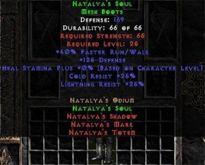 Natalya's Soul - 25% Cold Res, 25% Light Res - West Non-Ladder