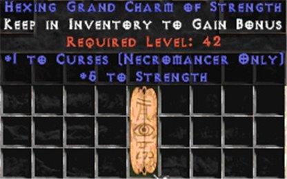 Necromancer Curses w/ 3-5 Str GC - West Non-Ladder